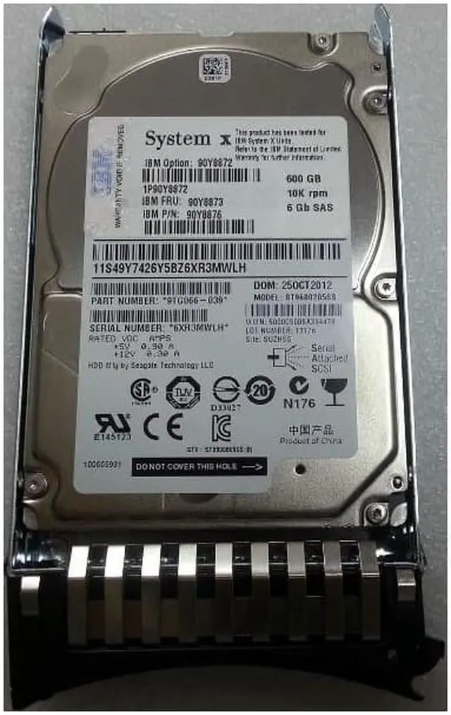 Main image of Open 90Y8872 Source - Lenovo 600 GB 2.5" Internal Hard Drive