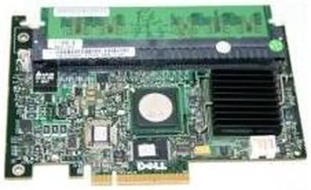 Alt view image 10 of 15 - DELL Wx072  Perc 5 I Pciexpress Sas Raid Controller For Poweredge 1950 2950 With 256Mb Cache (No Battery)