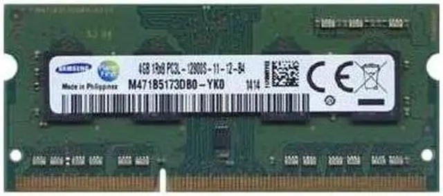 Alt view image 9 of 15 - SAMSUNG M471B5173Db0-Yk0  4Gb Ddr3 Pc12800 Sodimm Cl11 512Mx8 204P Sodimm Laptop Memory Module-M471B5173Db0-Yk0