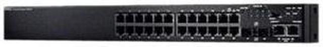 Alt view image 2 of 10 - Dell 463-7254 Dell N1524 Ethernet Switch - 24 Ports - Manageable - Stack Port - 4 x Expansion Slots - 1000Base-T, 10GBase-X - Uplink Port - 24, 4 x Network, Expansion Slot - Twisted Pair, Optical
