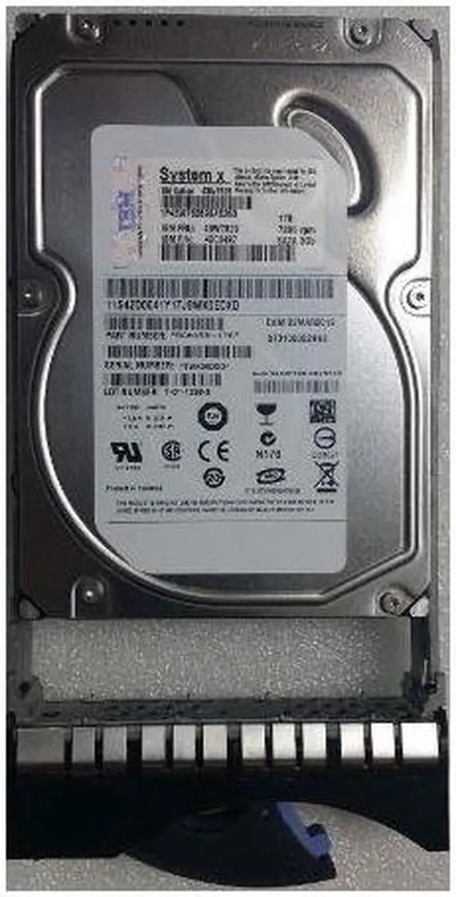 Alt view image 3 of 3 - IBM 43W7658 750Gb 7200Rpm Dual Port Hot Swap Sataii 3.5Inch Hard Disk Drive With Tray