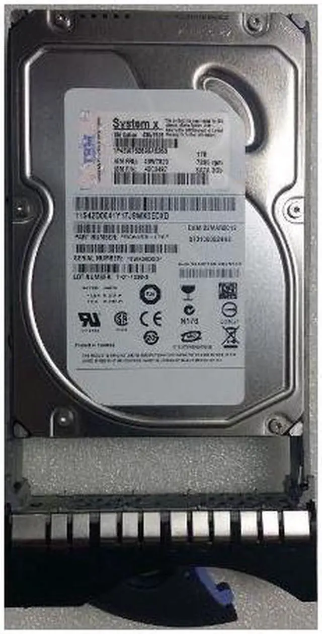 Main image of Lenovo 49Y6210 4 TB Hard Drive - 3.5" Internal - SAS (6Gb/s SAS)