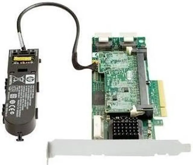 Alt view image 3 of 3 - HP P410 462864-B21 PCI-Express x8 SAS Smart Array P410/512 BBWC Controller