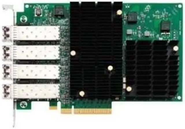 Alt view image 4 of 4 - Emulex LPE16004-M6 Emulex Network LPe16004-M6 16G Fiber Channel Host Bus Adapter Quad-port