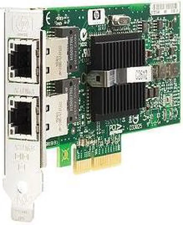 Alt view image 2 of 2 - HP NC360T Pci Express Dual Port Gigabit Server Adapter