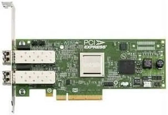 Alt view image 6 of 6 - Emulex Lpe12002 8GB Dual Port FC PCI-E HBA Card LPE12002-IBM IBM