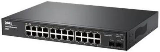 Alt view image 2 of 2 - Dell 09CTGC Powerconnect 2824 24-Port Managed 1U Ethernet Switch