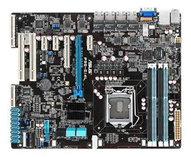 Alt view image 2 of 2 - Asus P9D-C/4L Server Motherboard - Intel C224 Chipset - Socket H3 LGA-1150