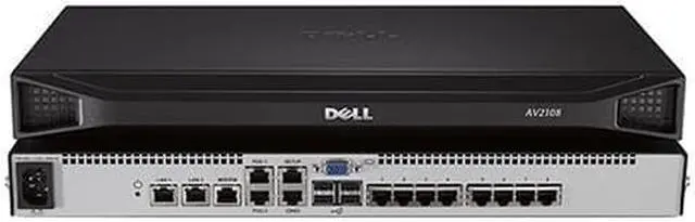 Alt view image 6 of 6 - Dell Dav2108-G01  Analog Kvm Switch Dav2108 Taa Compliant-Dav2108-G01