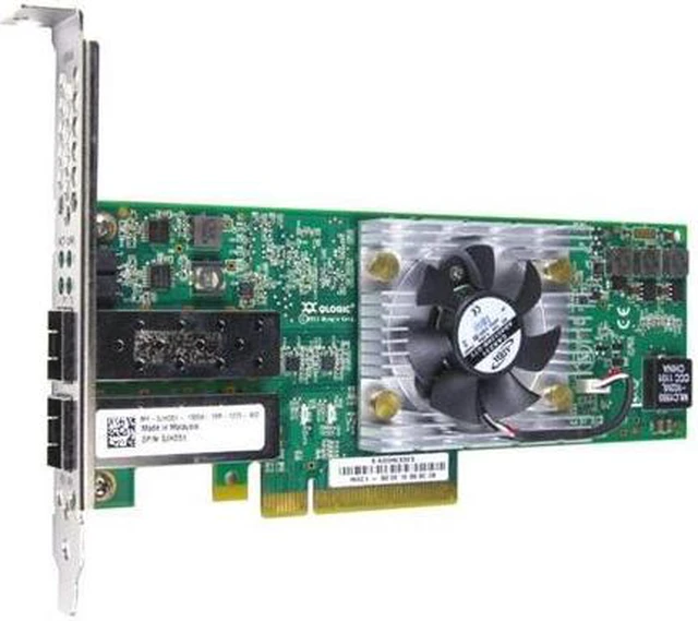 Alt view image 2 of 8 - DELL Pw4Fj 10Gb Dualport Pcie 2.0 X8 Cna Adapter For Poweredge Blade Server