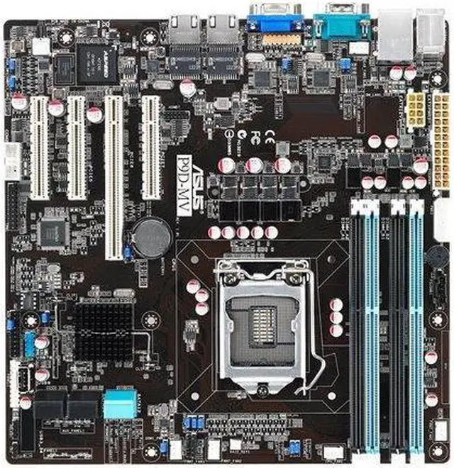 Alt view image 3 of 3 - Asus P9D-MV Server Motherboard - Intel C222 Chipset - Socket H3 LGA-1150
