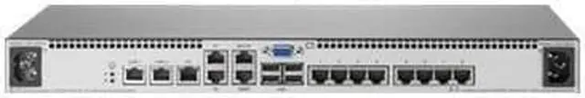 Main image of HP 580645-001 Ip Console G2 Switch With Virtual Media And Cac 1 X 1Ex8 Kvm Switch Usb 8 X Kvm Port S