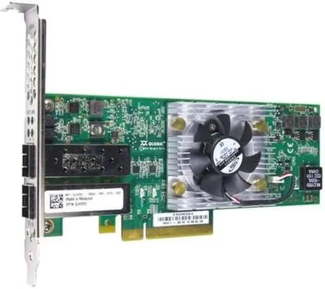 Alt view image 2 of 2 - Qlogic Qle8262 10Gb Dualport Pcie X8 Cna Adapter For Poweredge Blade Server
