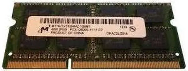 Alt view image 2 of 3 - MICRON Mt16Jtf51264Hz-1G6M1  4Gb 2Rx8 Pc312800S Ddr3 Sdram Sodimm Memory Module-Mt16Jtf51264Hz-1G6M1