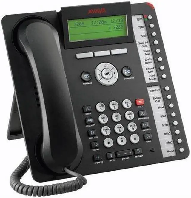 Alt view image 4 of 13 - Avaya 700469869 1416 Standard Phone - Black