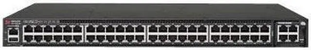 Alt view image 4 of 5 - Brocade ICX7450-48-E Icx 7450-48 - Switch - L3 - Managed - 48 X 10/100/1000 + 4 X 10 Gigabit Sfp+ - Rack-Mountable