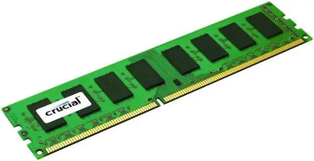 Alt view image 3 of 4 - Crucial 4GB, 240-pin DIMM, DDR3 PC3-12800 Memory Module - 4 GB (1 x 4 GB) - DDR3 SDRAM - 1600 MHz DDR3-1600/PC3-12800 - 1.50 V - Non-ECC - Unbuffered - 240-pin - DIMM