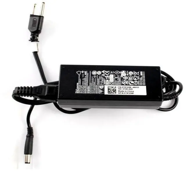 Alt view image 6 of 9 - New  Dell OEM Original 90 Watt Laptop Charger AC/DC Power Adapter TK3DM