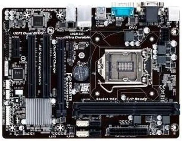 Alt view image 5 of 5 - GIGABYTE GA-H81M-S2PV LGA 1150 Intel H81 SATA 6Gb/s USB 3.0 Micro ATX Intel Motherboard