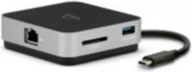 Alt view image 4 of 13 - OWC OWCTCDK6P2SG USB-C Travel Dock E - Space Gray