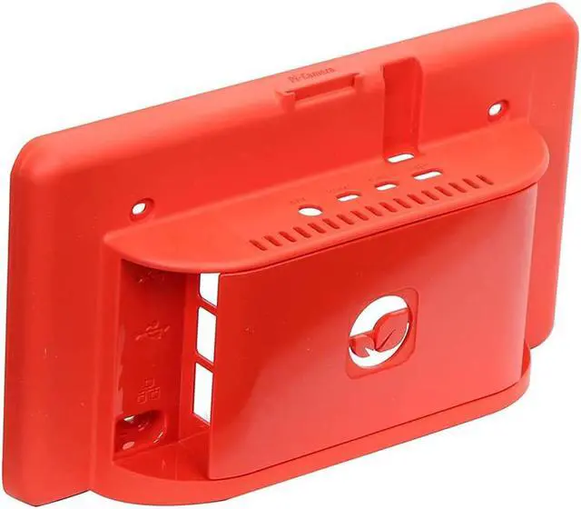 Main image of Raspberry Pi 4 07AH2038 Model B Touchscreen Display Case, ABS, Red