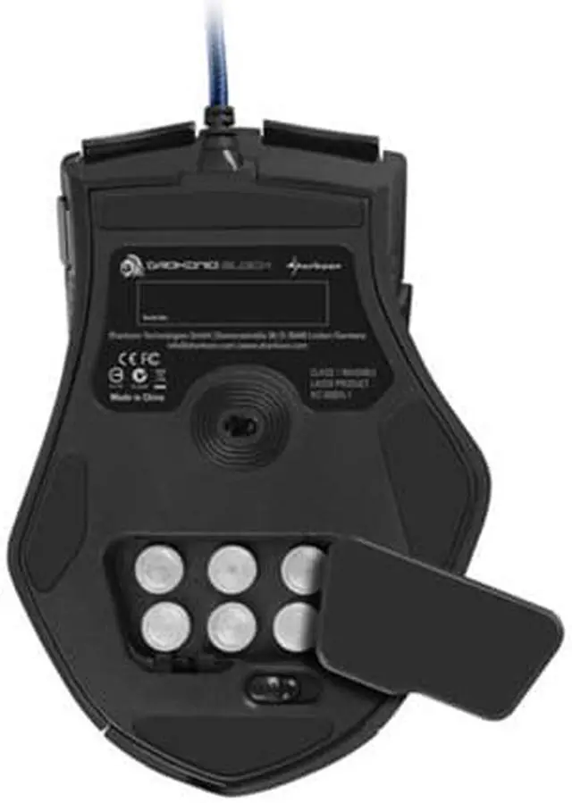 Alt view image 5 of 6 - Sharkoon 000SKDMB Drakonia Gaming Mouse - Black Edition