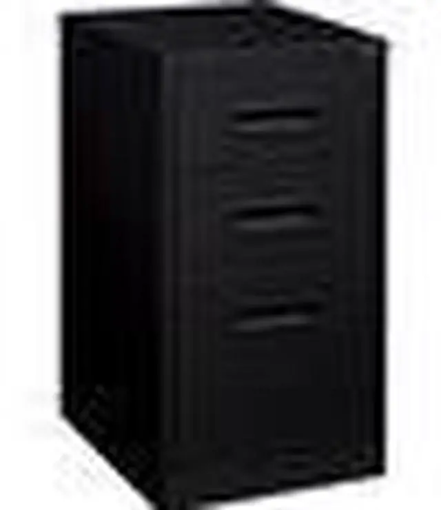 Alt view image 10 of 13 - Lorell Mobile Pedestal B/B/F 15"x19"x27-3/4" Black 67745