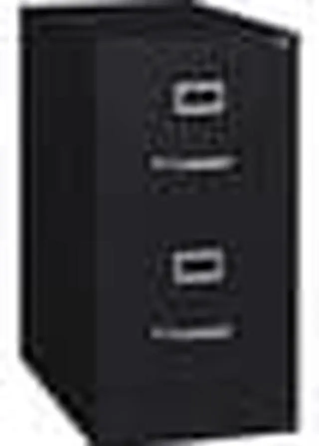 Alt view image 10 of 12 - Lorell Commercial-grade Vertical File - 15" x 22" x 28.4" - 2 x Drawer(s) for File - Letter - Lockable, Ball-bearing Sus