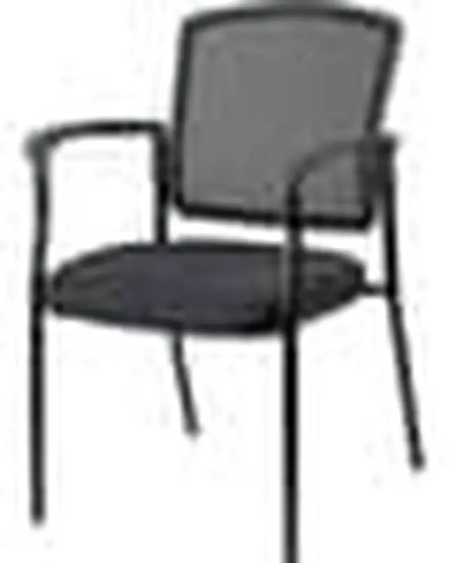 Alt view image 7 of 11 - Lorell Guest Chair w/Arms 25-4/5"x20"x32" Black 23100