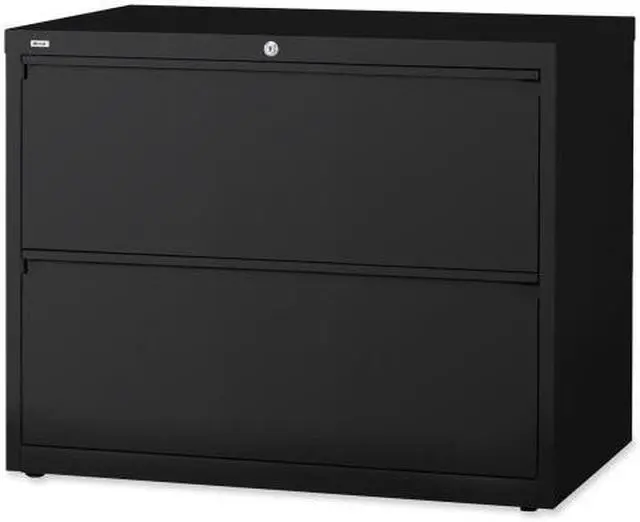 Main image of Lorell Lateral File 2-Drawer 36"x18-5/8"x28" Black 60555