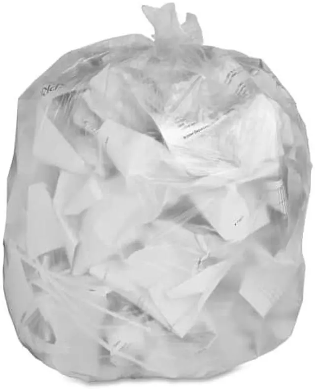 Alt view image 2 of 13 - Genuine Joe Can Liners 16 Gal 6mic/.20mil 24"x31" 1000/CT Translucent 70011