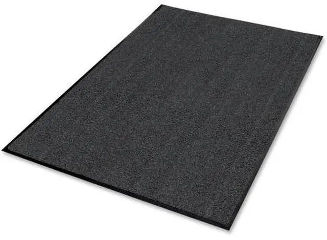 Alt view image 4 of 19 - Genuine Joe Indoor Wiper Mat Nylon Carpet Rubber Back 33-1/2"X56" GY 58354