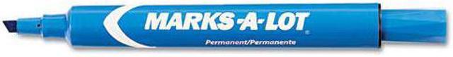 Avery Marks A Lot Markers, Chisel Tip, Permanent, Large Desk-Style, 1 Red  Marker (08887)