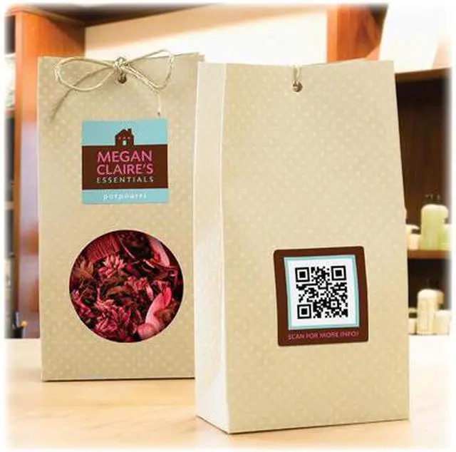 Main image of Square Labels with Sure Feed and TrueBlock, 1 1/2 x 1 1/2, White, 600/Pack 22805