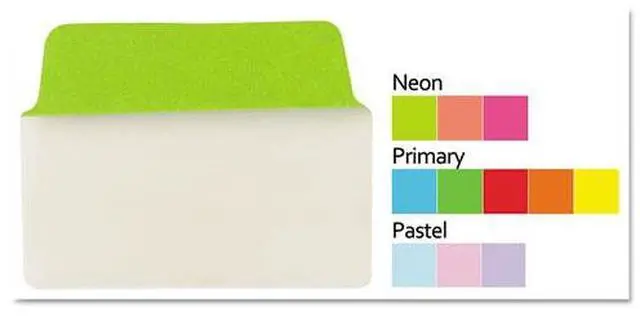 Main image of Avery Ultra Tabs Repositionable Tabs 2.5 x 1 Primary:Green Red Yellow Blue 24/Pk 74768