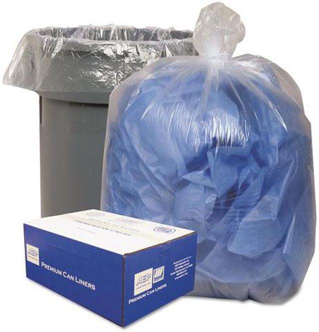 Main image of Classic Clear Clear Low-Density Can Liners 55-60gal .9 Mil 38 x 58 Clear 100