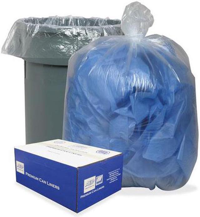 Alt view image 2 of 8 - Classic Clear Clear Low-Density Can Liners 55-60gal .9 Mil 38 x 58 Clear 100