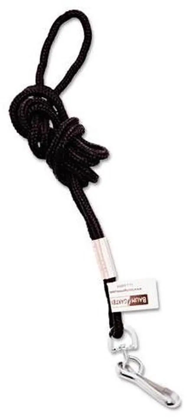 Alt view image 2 of 19 - Baumgartens Standard Lanyard With Hook 36" L Nylon Blue 68903