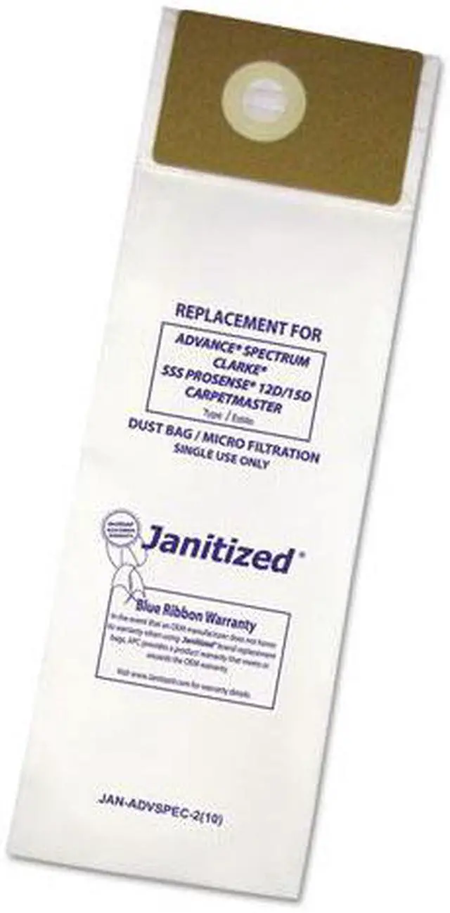 Alt view image 2 of 5 - Advance Spectrum, Clarke Carpetmaster Vacuum Cleaner Bags APCJANADVSPEC21