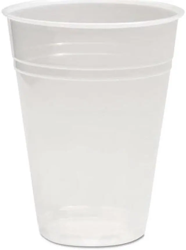 Alt view image 2 of 2 - Boardwalk TRANSCUP10PK Translucent Plastic Cold Cups, 10oz, 100/Pack, 1 Pack