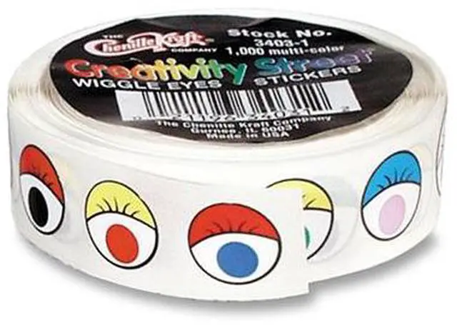 Alt view image 4 of 6 - Chenillekraft Wiggle Eyes Sticker