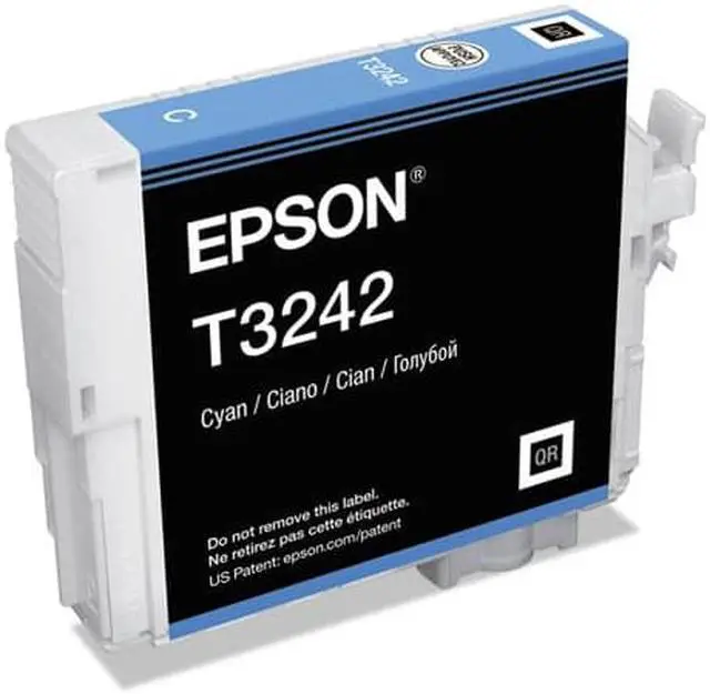 Alt view image 4 of 9 - EPSON PRINT T324220 ULTRACHROME HG2 CYAN INK CARTRIDGE, STANDARD CAPACITY