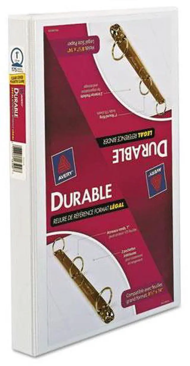Alt view image 4 of 5 - Avery 1" Capacity Legal-size Durable Binder