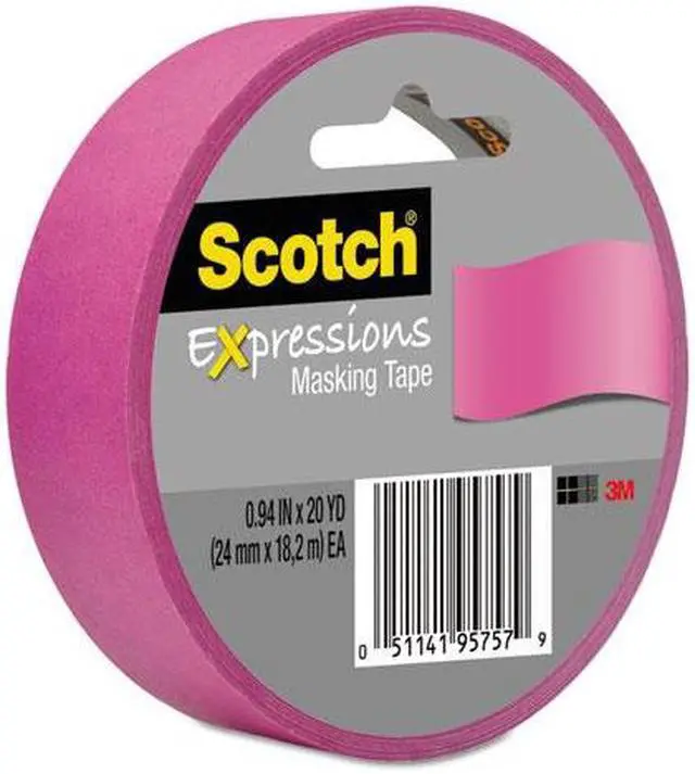 Alt view image 7 of 12 - Scotch Expressions Masking Tape, .94" x 20 yds, Primary Green