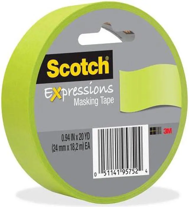 Alt view image 8 of 12 - Scotch Expressions Masking Tape, .94" x 20 yds, Primary Green