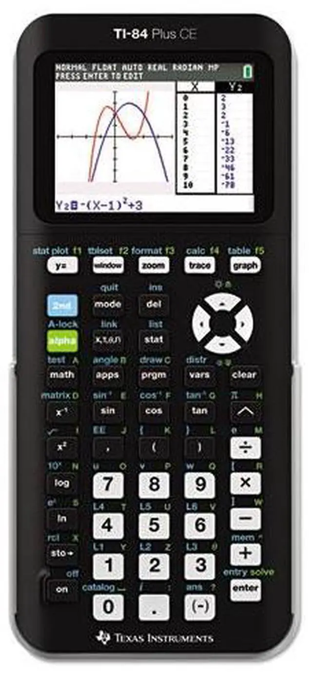 Alt view image 4 of 20 - Ti84 Plus Ce Graphing Black