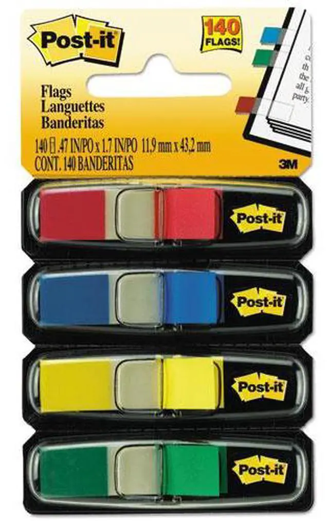 Alt view image 5 of 20 - Post-It Flags Flag,Small Sze 140/Pk,Ast 6834