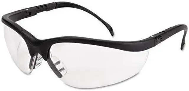 Alt view image 7 of 12 - MCR Safety Safety Glasses Anti-Fog Black Matte Frame CRWKD110AF