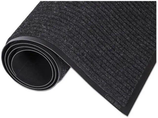 Main image of Needle-Rib Wiper/Scraper Mat, Polypropylene, 48 x 72, Charcoal