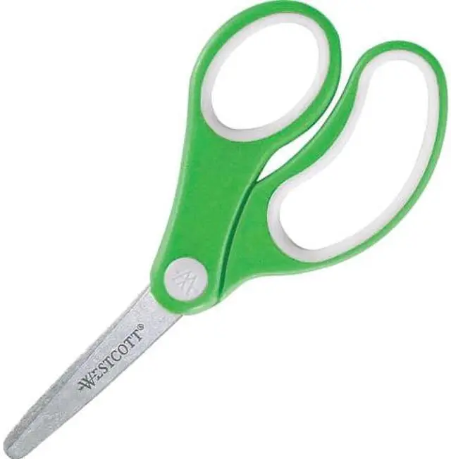 Alt view image 2 of 11 - Westcott Junior Scissors Pointed Tip 5" Full 12/PK STST/AST 15972